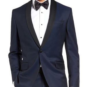 Ted baker Josh endurance navy tuxedo jacket